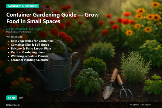 Container Gardening Guide — Grow Food in Small Spaces