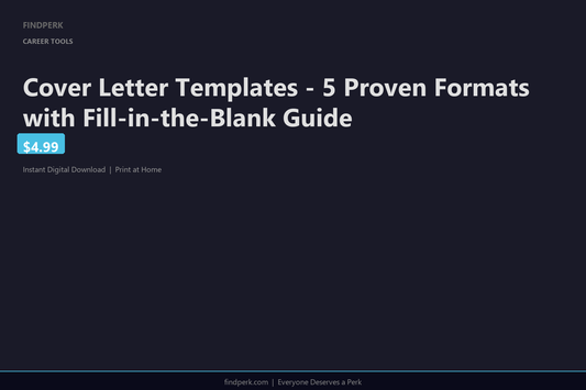Cover Letter Templates - 5 Proven Formats with Fill-in-the-Blank Guide
