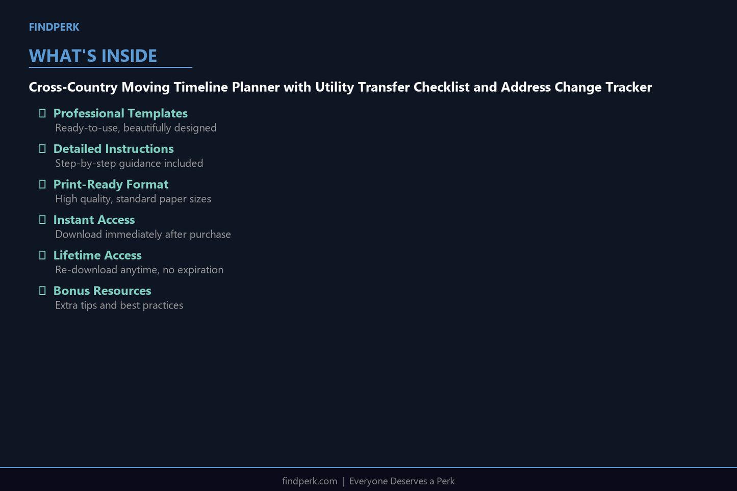 Cross-Country Moving Timeline Planner with Utility Transfer Checklist and Address Change Tracker