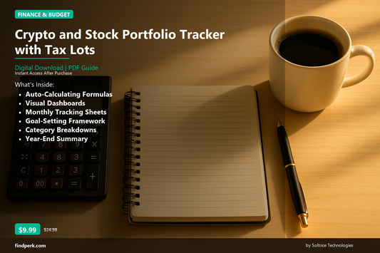Crypto and Stock Portfolio Tracker with Tax Lots - Cover