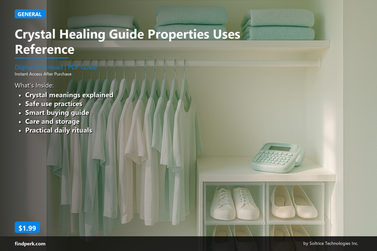 Crystal Healing Guide Properties Uses Reference