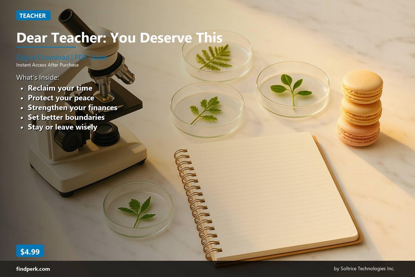 Dear Teacher: You Deserve This