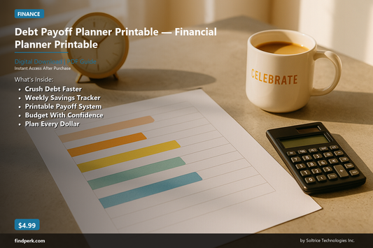 Debt Payoff Planner Printable — Financial Planner Printable