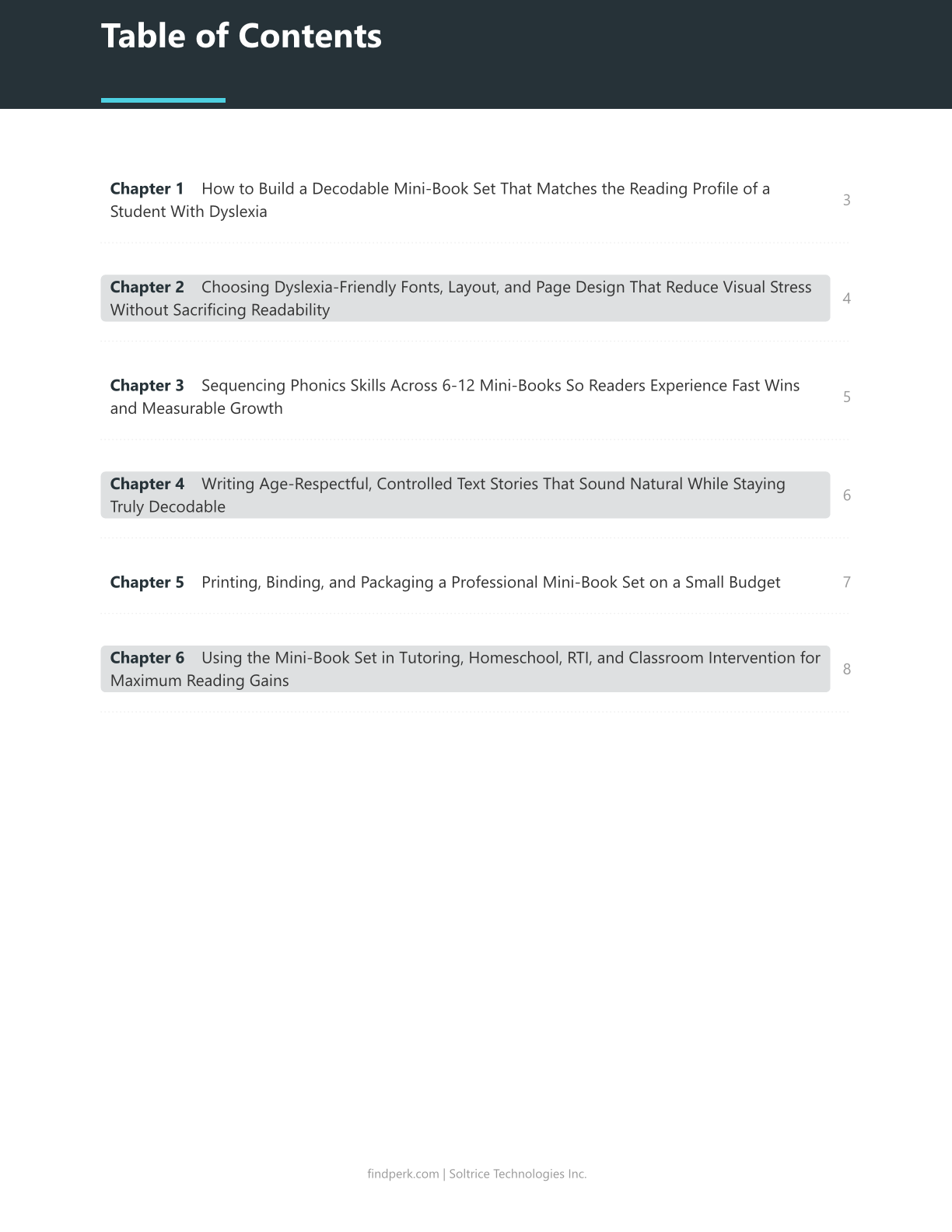Decodable Readers Mini-Book Set for Struggling Readers with Dyslexia-Friendly Font
