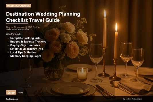 Destination Wedding Planning Checklist Travel Guide - Cover