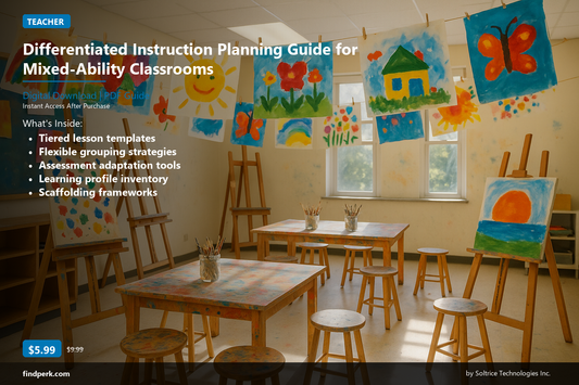 Differentiated Instruction Planning Guide for Mixed-Ability Classrooms