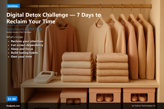 Digital Detox Challenge — 7 Days to Reclaim Your Time