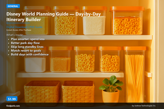 Disney World Planning Guide — Day-by-Day Itinerary Builder