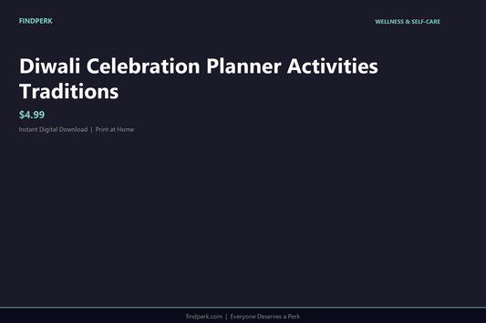 Diwali Celebration Planner Activities Traditions
