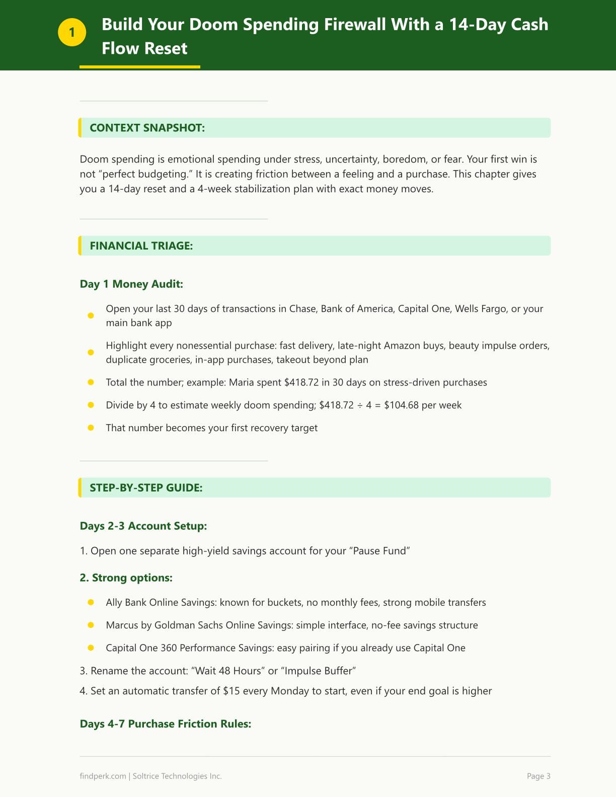 Doom Spending Recovery Budget Planner - Break the Impulse Buying Cycle
