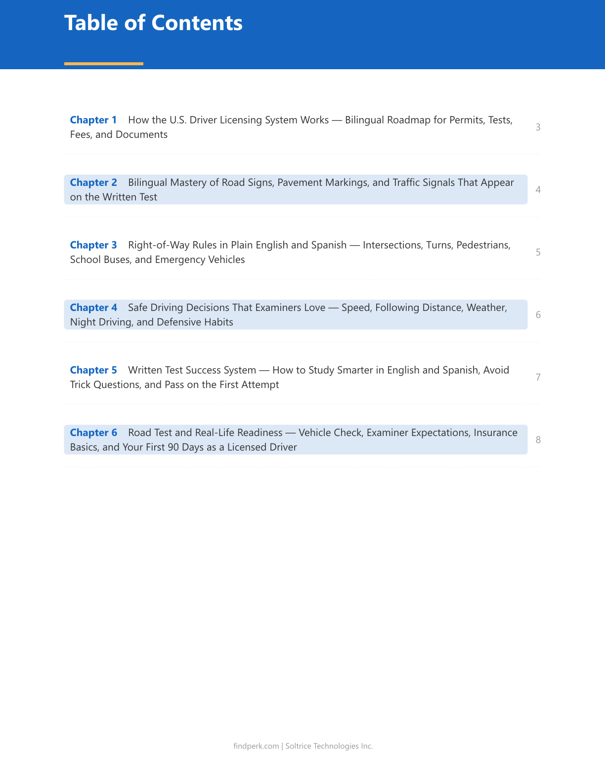 Drivers License Study Guide Bilingual English Spanish