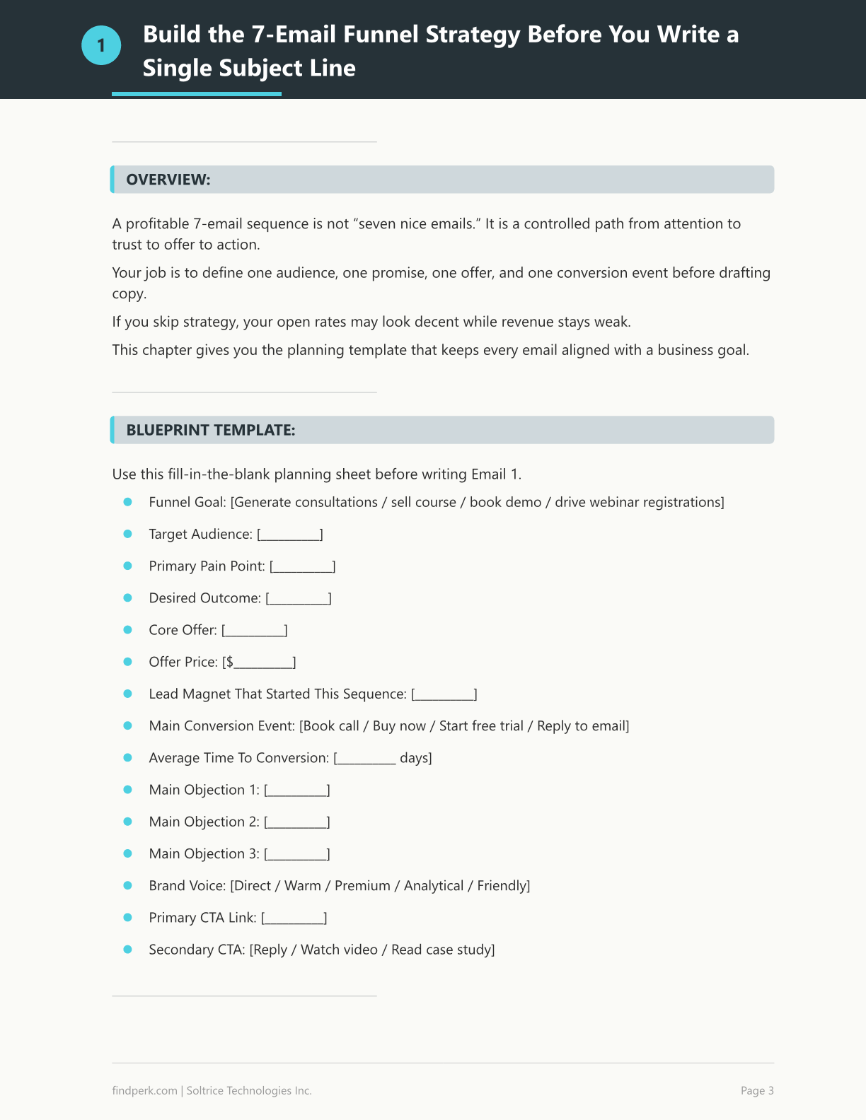 Email Marketing Funnel Template 7-Email Sequence