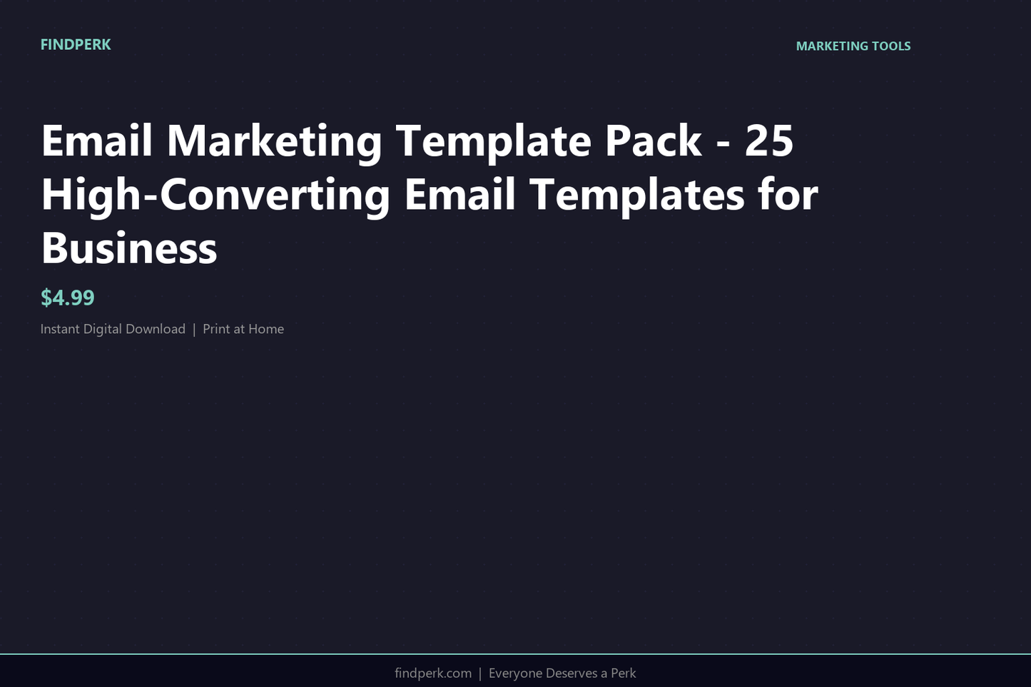 Email Marketing Template Pack - 25 High-Converting Email Templates for Business