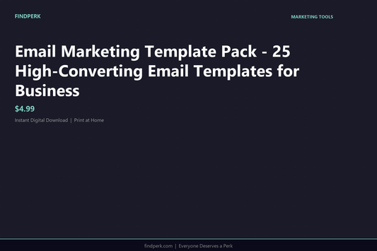 Email Marketing Template Pack - 25 High-Converting Email Templates for Business
