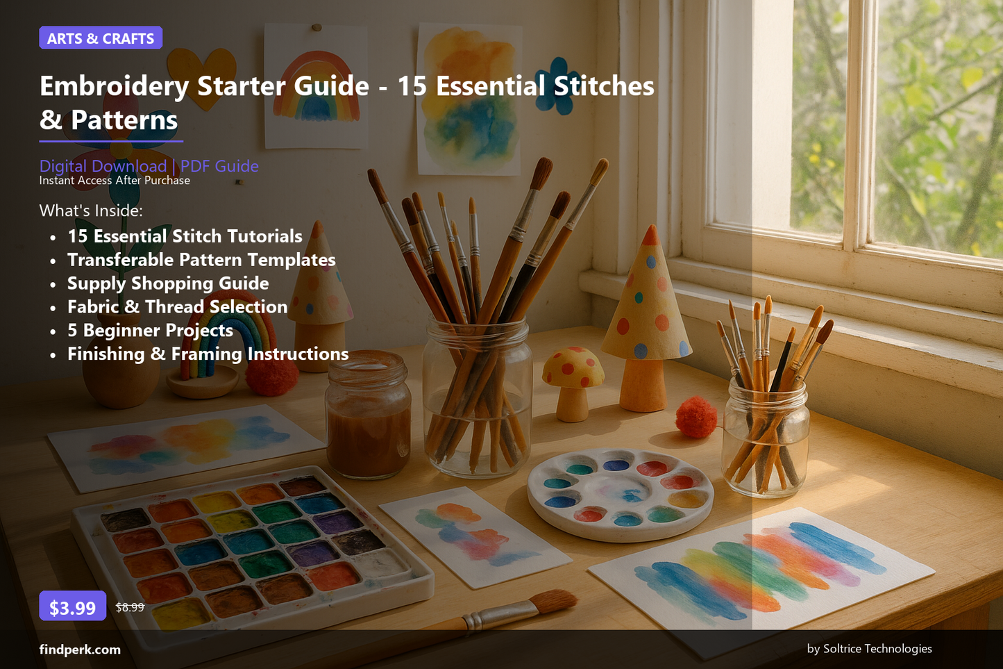 Embroidery Starter Guide - 15 Essential Stitches & Patterns