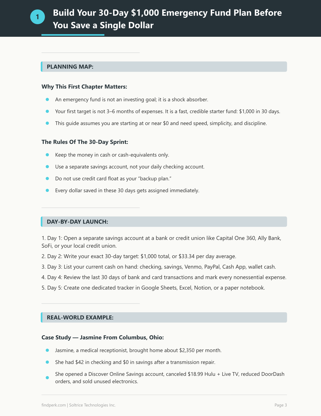 Emergency Fund Builder - From $0 to $1,000 in 30 Days
