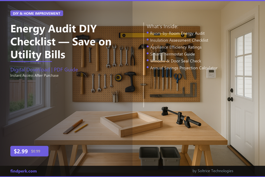Energy Audit DIY Checklist — Save on Utility Bills