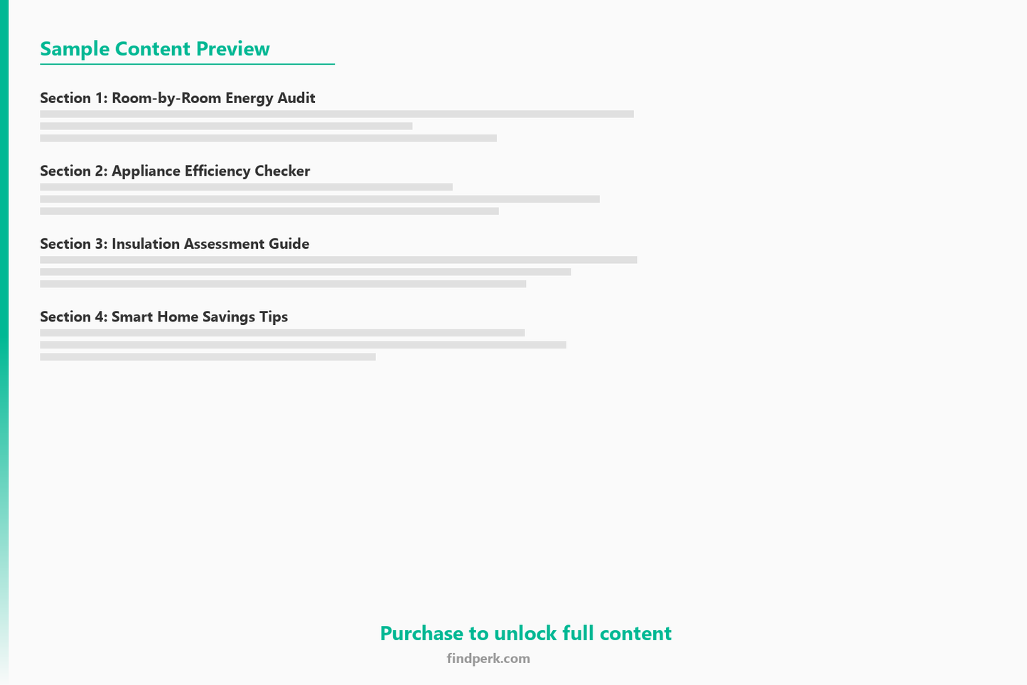 Energy Saving Audit - Home Checklist to Lower Your Bills