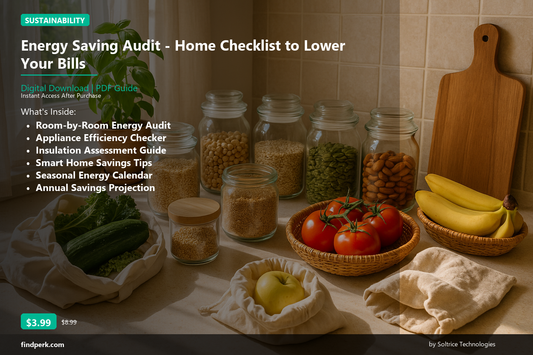 Energy Saving Audit - Home Checklist to Lower Your Bills