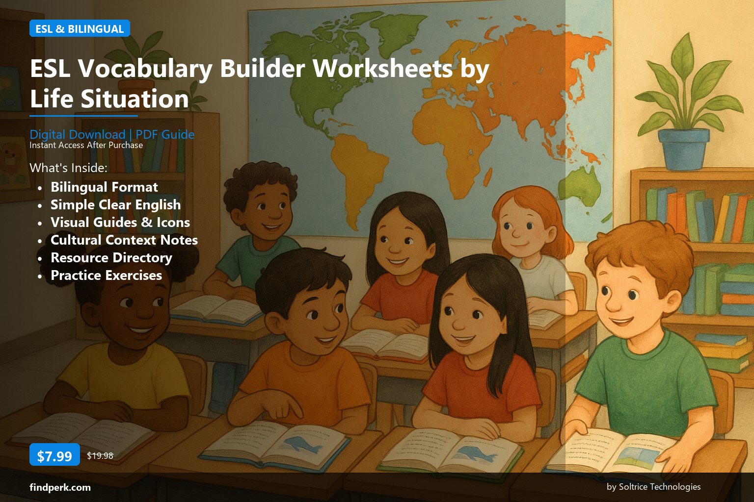 ESL Vocabulary Builder Worksheets by Life Situation - Cover