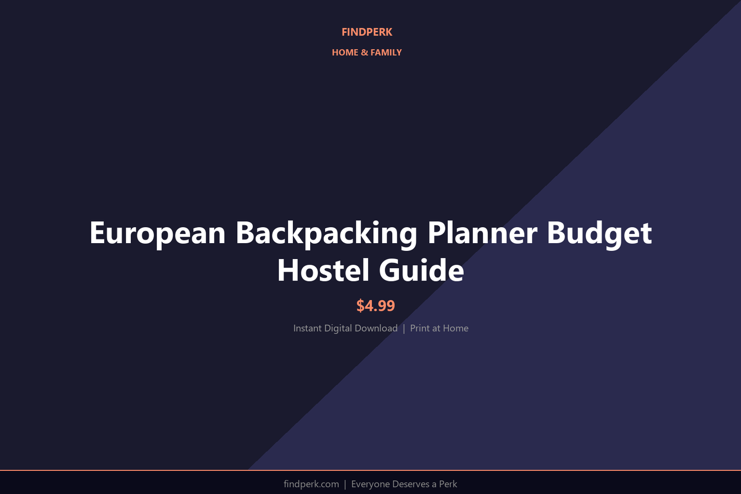 European Backpacking Planner Budget Hostel Guide