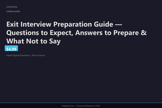 Exit Interview Preparation Guide — Questions to Expect, Answers to Prepare & What Not to Say