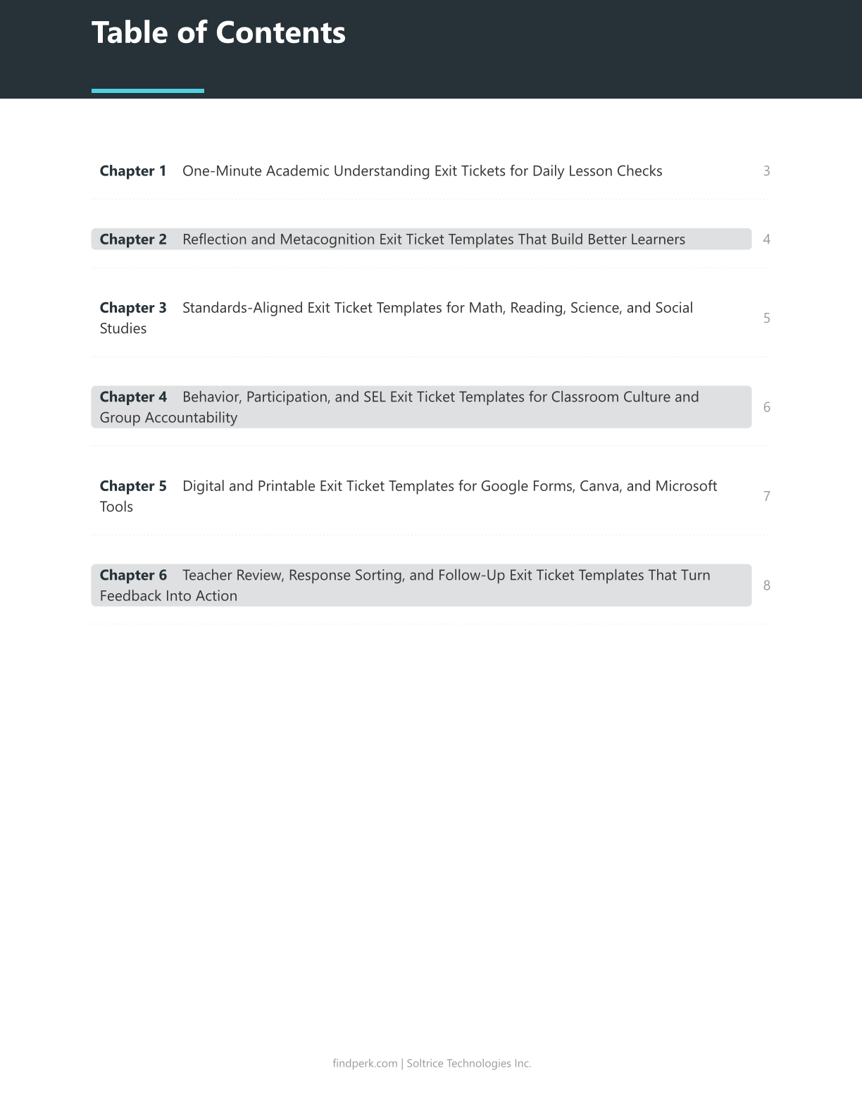 Exit Ticket Templates 30 Ready-to-Use Printables