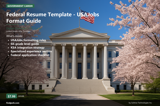 Federal Resume Template - USAJobs Format Guide