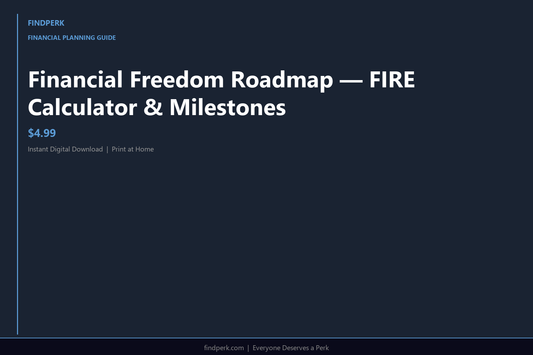 Financial Freedom Roadmap — FIRE Calculator & Milestones