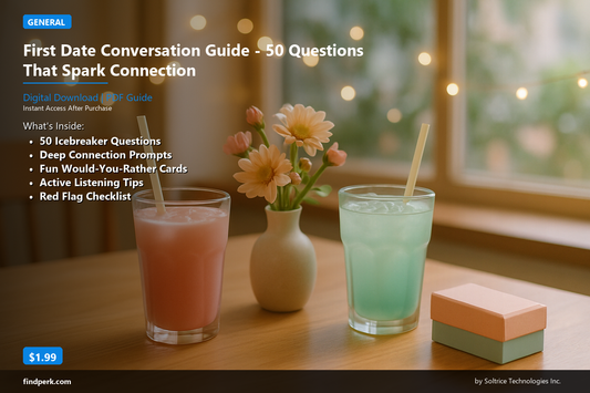 First Date Conversation Guide — 50 Questions That Spark Connection