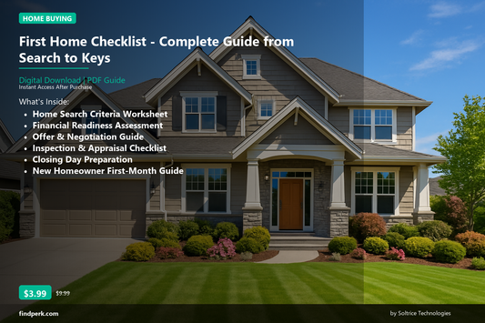 First Home Checklist - Complete Guide from Search to Keys
