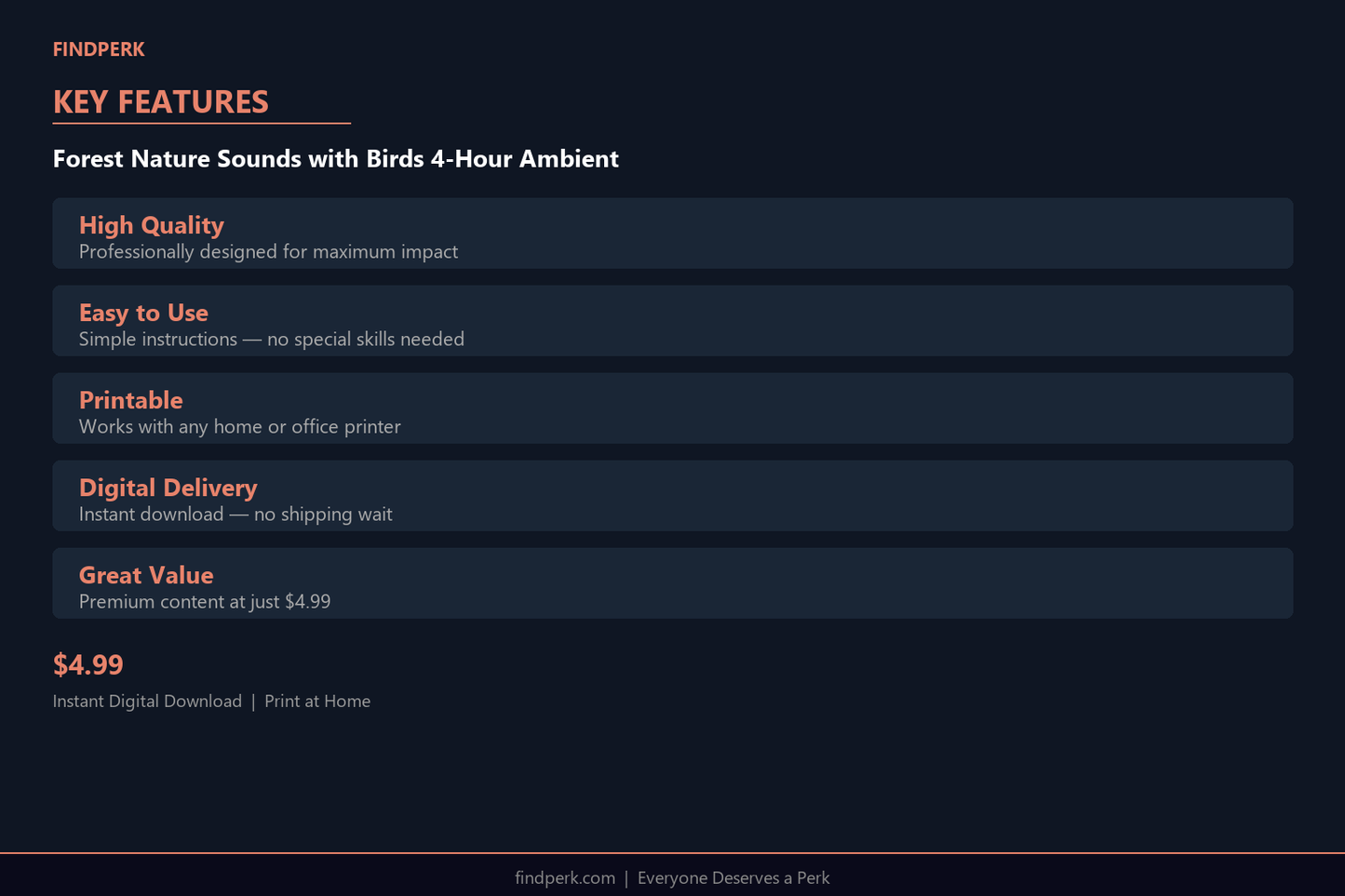 Forest Nature Sounds with Birds 4-Hour Ambient