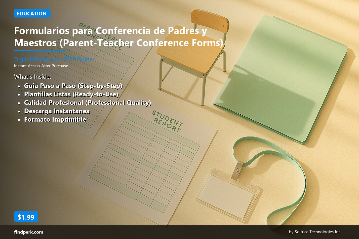 Formularios para Conferencia de Padres y Maestros (Parent-Teacher Conference Forms)