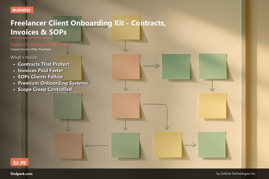 Freelancer Client Onboarding Kit - Contracts, Invoices & SOPs