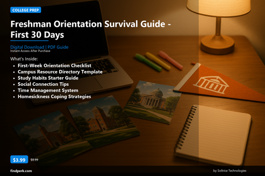 Freshman Orientation Survival Guide - First 30 Days