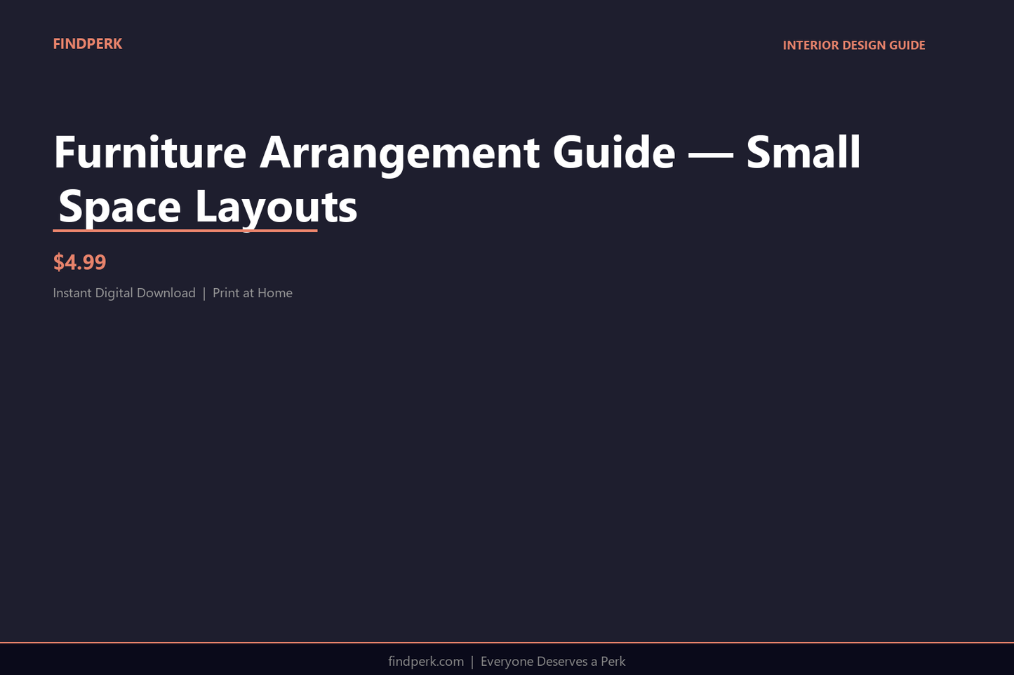 Furniture Arrangement Guide — Small Space Layouts