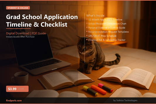 Grad School Application Timeline & Checklist