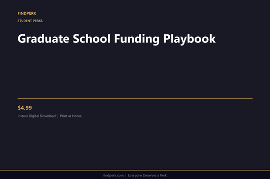 Graduate School Funding Playbook