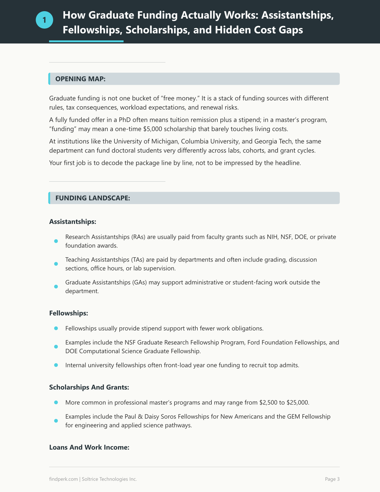 Graduate School Funding Playbook