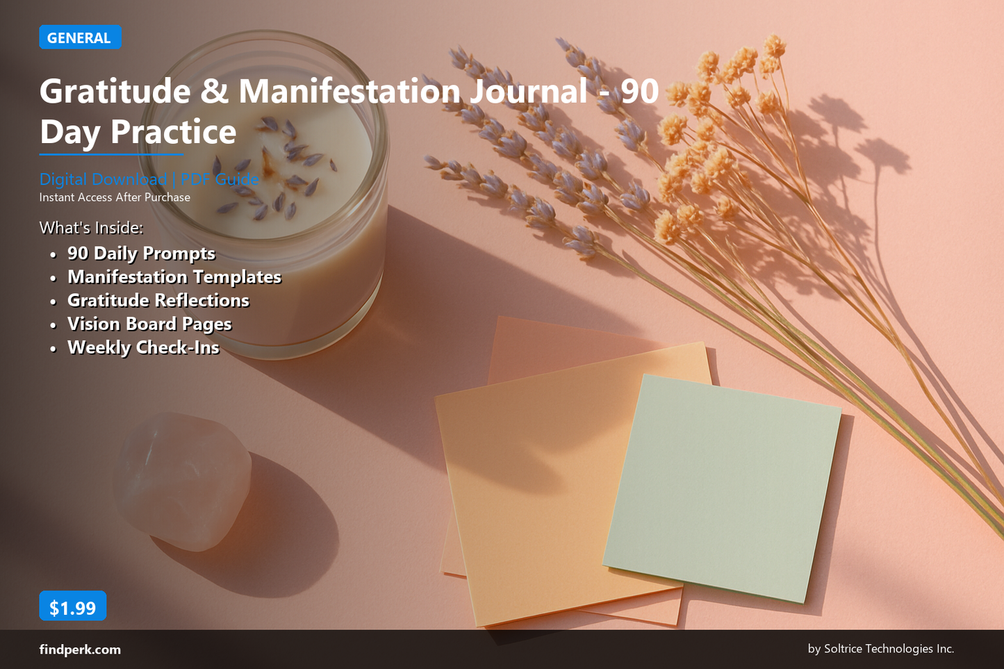 Gratitude and Manifestation Journal 90-Day Practice