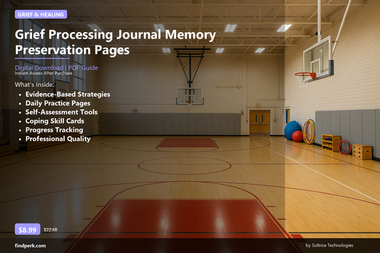 Grief Processing Journal Memory Preservation Pages - Cover