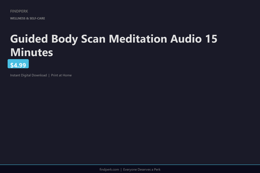Guided Body Scan Meditation Audio 15 Minutes