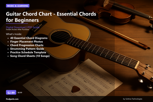 Guitar Chord Chart - Essential Chords for Beginners