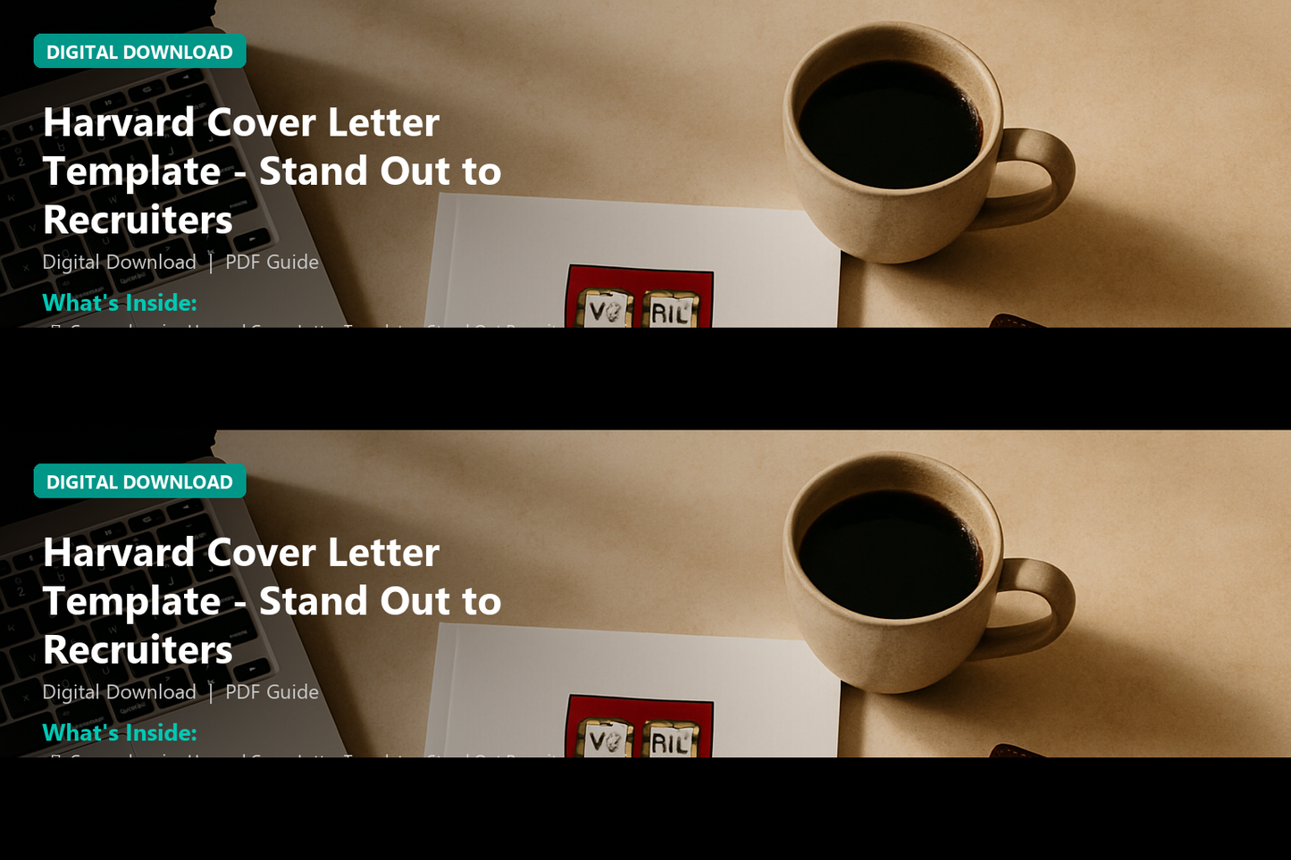 Harvard Cover Letter Template - Stand Out to Recruiters