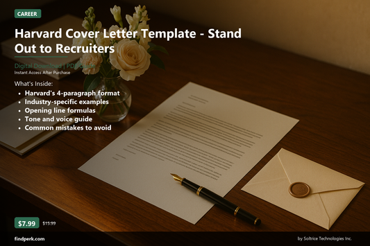 Harvard Cover Letter Template - Stand Out to Recruiters