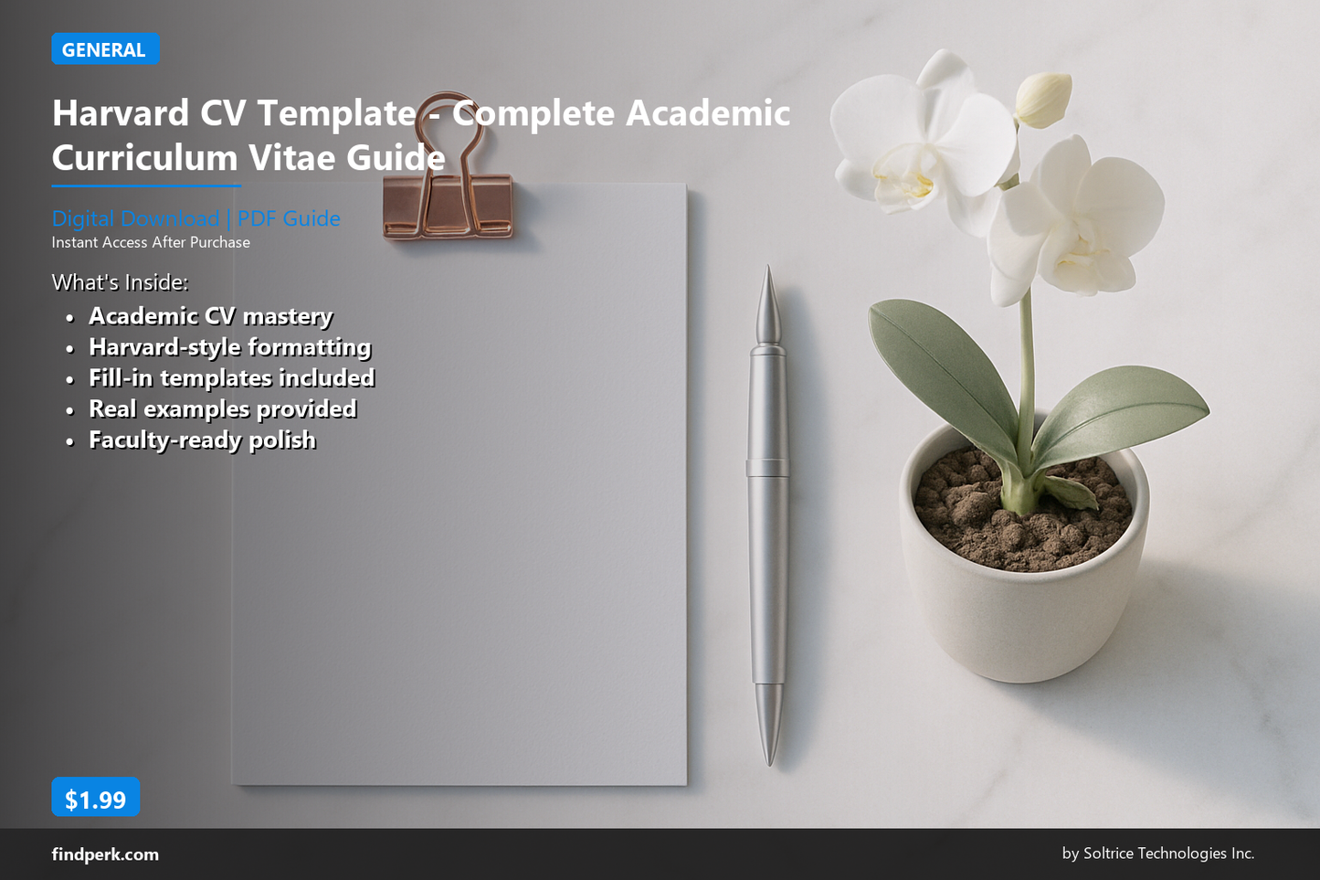 Harvard CV Template - Complete Academic Curriculum Vitae Guide