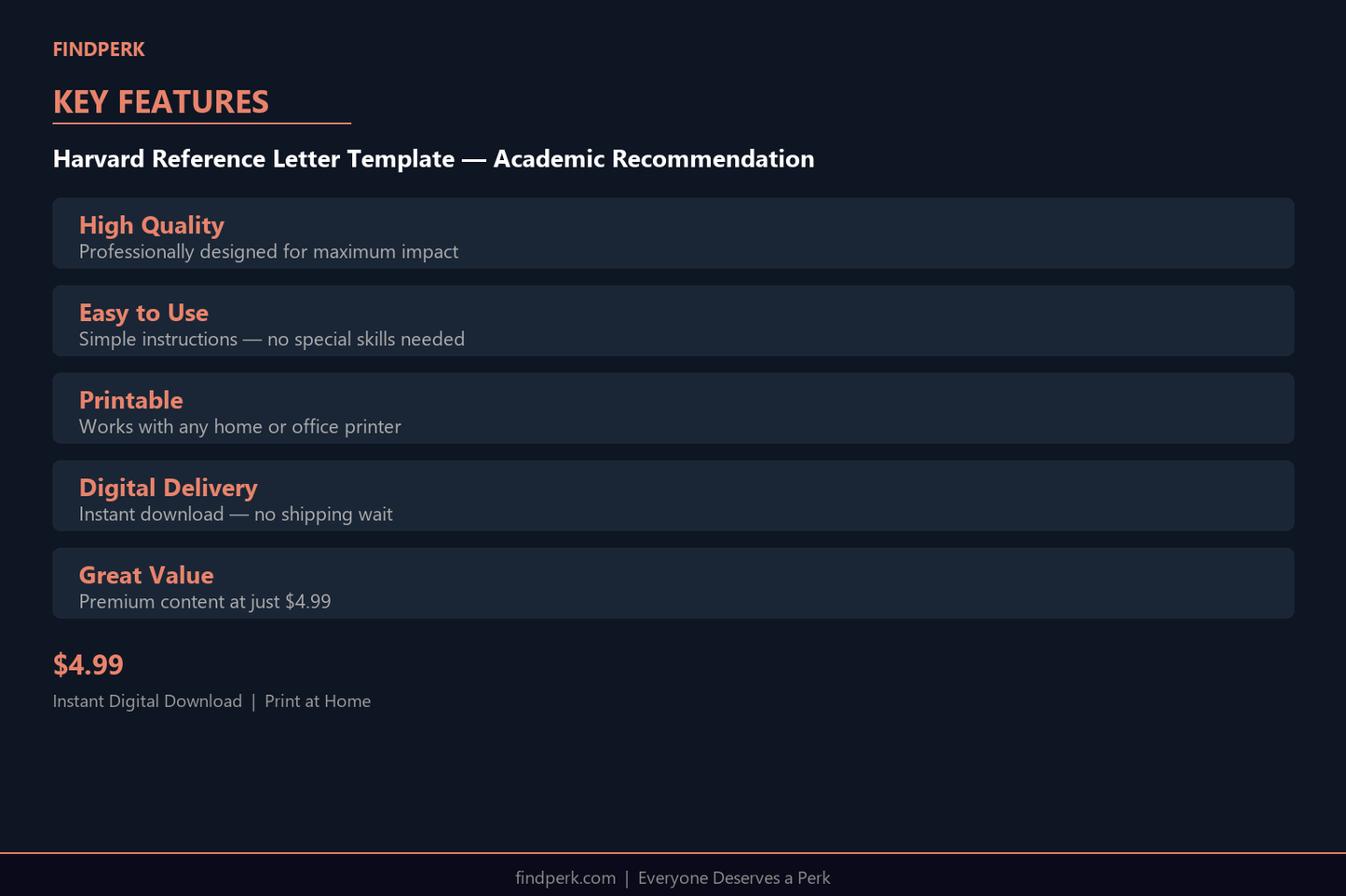 Harvard Reference Letter Template — Academic Recommendation