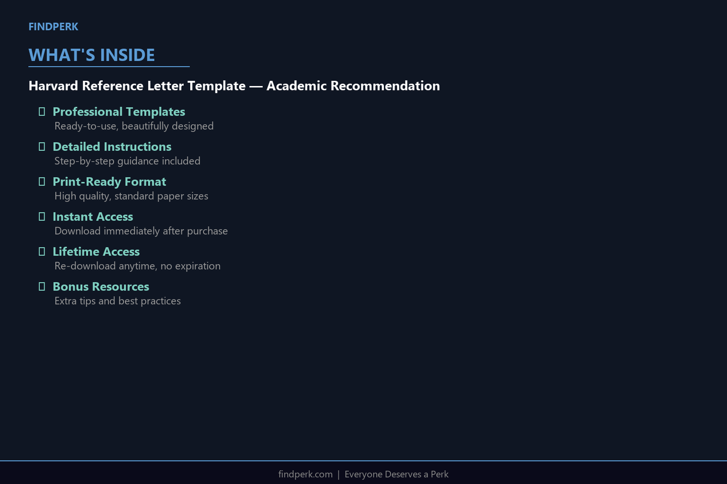 Harvard Reference Letter Template — Academic Recommendation