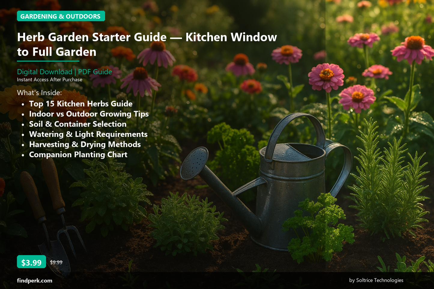 Herb Garden Starter Guide — Kitchen Window to Full Garden