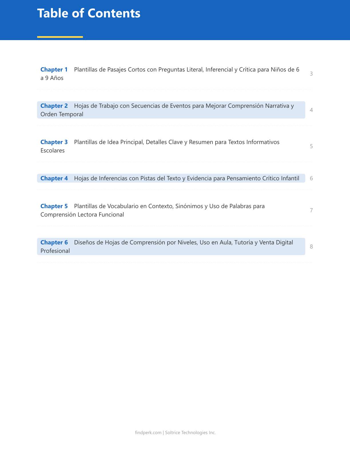 Hojas de Trabajo de Comprension Lectora para Ninos (Reading Comprehension Worksheets for Kids)